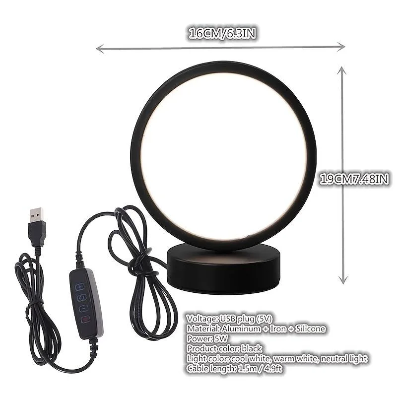 Veilleuse table de nuit Led 3000k-4000k-6500k