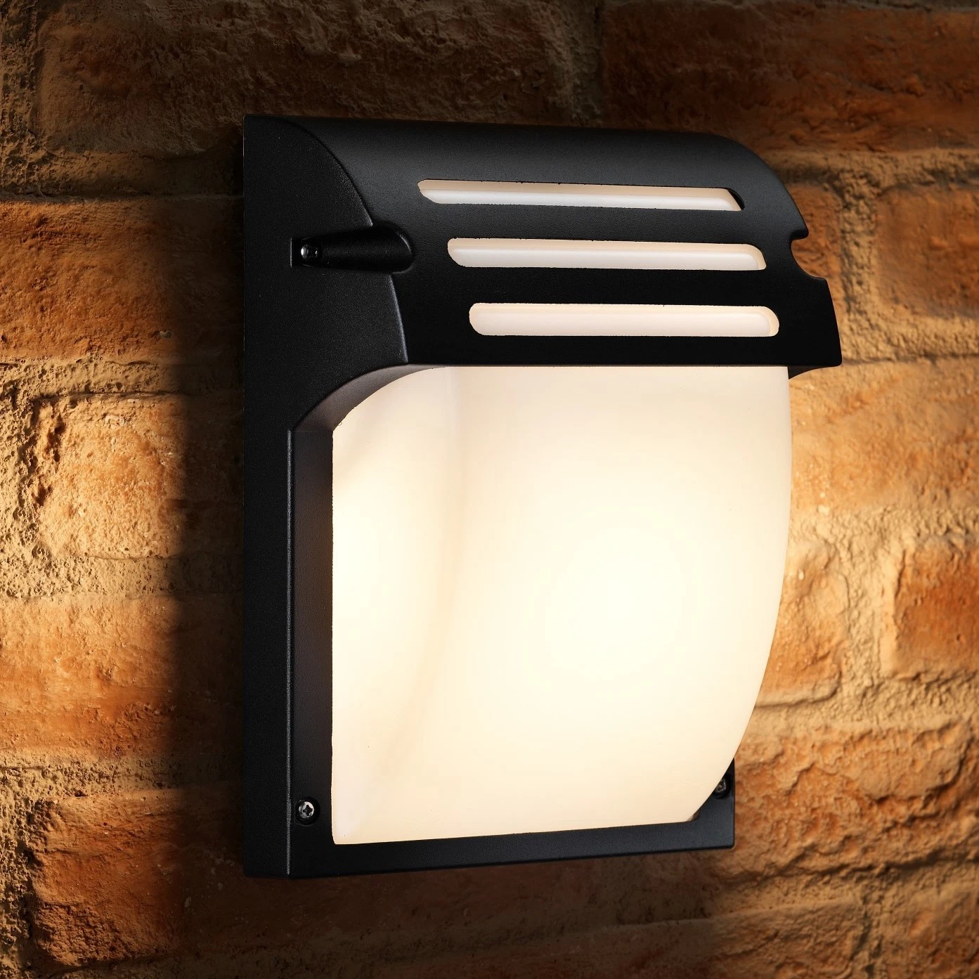 Applique Murale Extérieure IP65 – Aluminium Noir