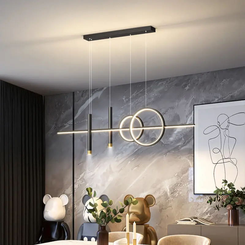 Chandelier Moderne pour Îlot de Cuisine et Salle à Manger