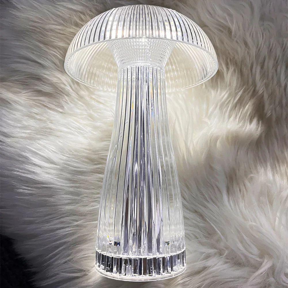 Lampe de Table Rechargeable en Forme de Méduse
