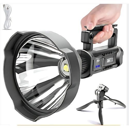 Projecteur de chasse solaire de 1500 lumens, power bank, lumière latérale de camping, lumière d’avertissement