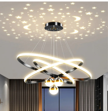 Plafonnier LED en Acrylique - Design Nordique et Moderne