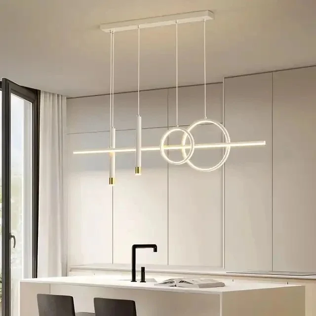 Chandelier Moderne pour Îlot de Cuisine et Salle à Manger