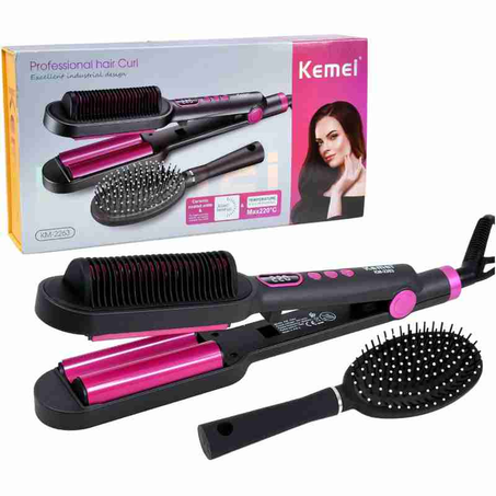 Kemei KM-2263 Styler professionnel pour boucles de cheveux 5en1