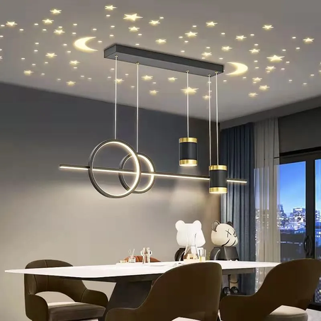 Lustre Led Moderne Lumière D’or L95CM 3 Couleurs
