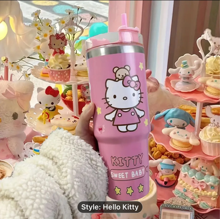 Tasse à café isotherme Hello Kitty