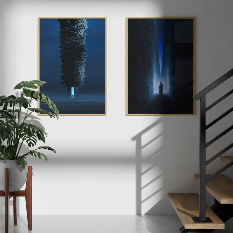 collection d’art mural abstrait 40 * 60 cm