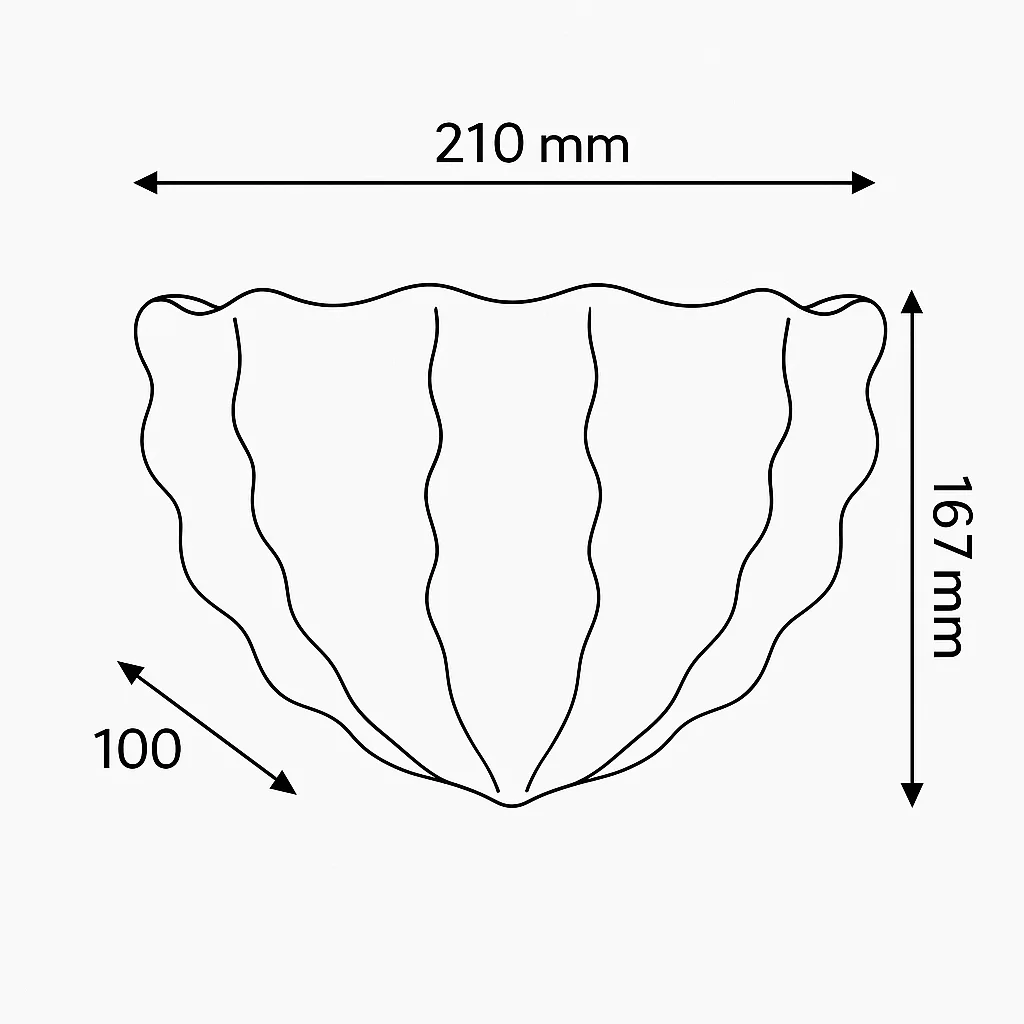 Cache lampe MEDUSE en platre