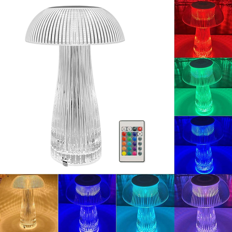 Lampe de Table Rechargeable en Forme de Méduse