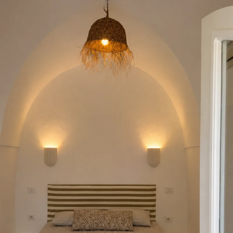 Applique Mural RELIEF a base de ciment blanc