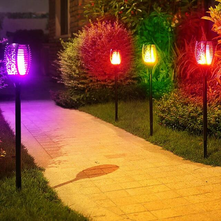 Spot jardin solaire 96 Led RGB