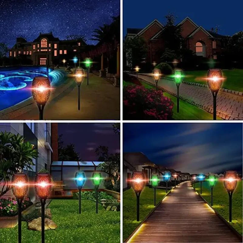 Spot Solaire LED RGB pour Jardin