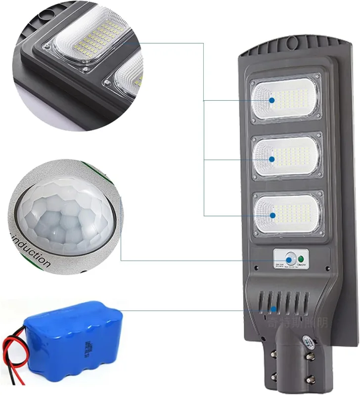 Foyer LED En Panneau Solaire Lumière Blanche