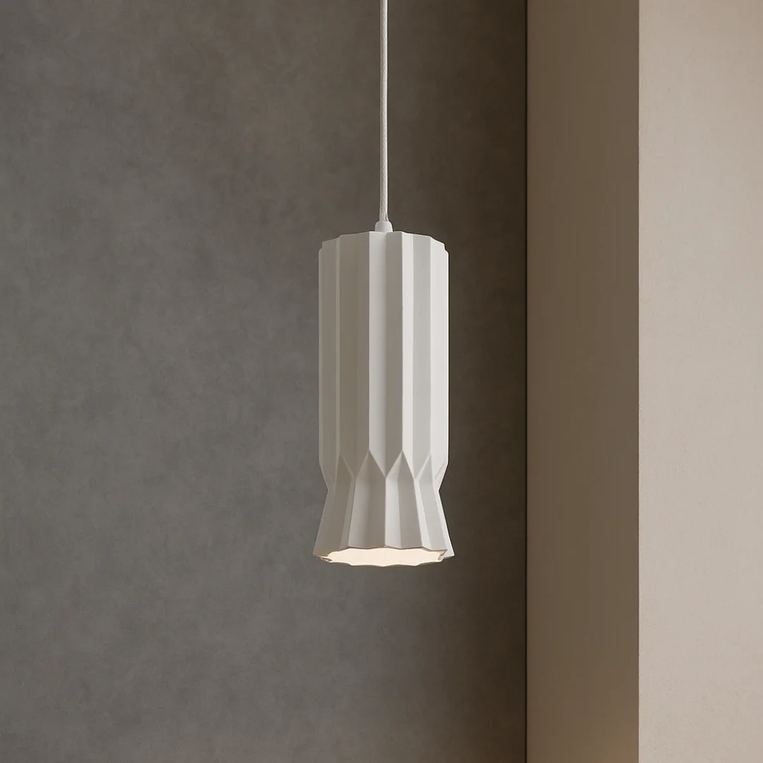 Suspension ORIGAMI en platre