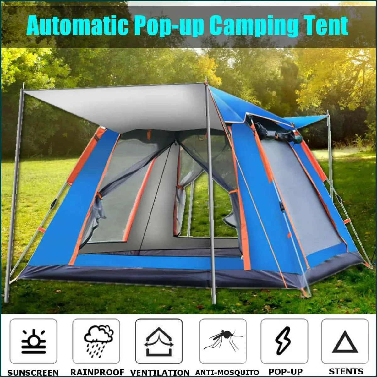Tente de camping 6 places