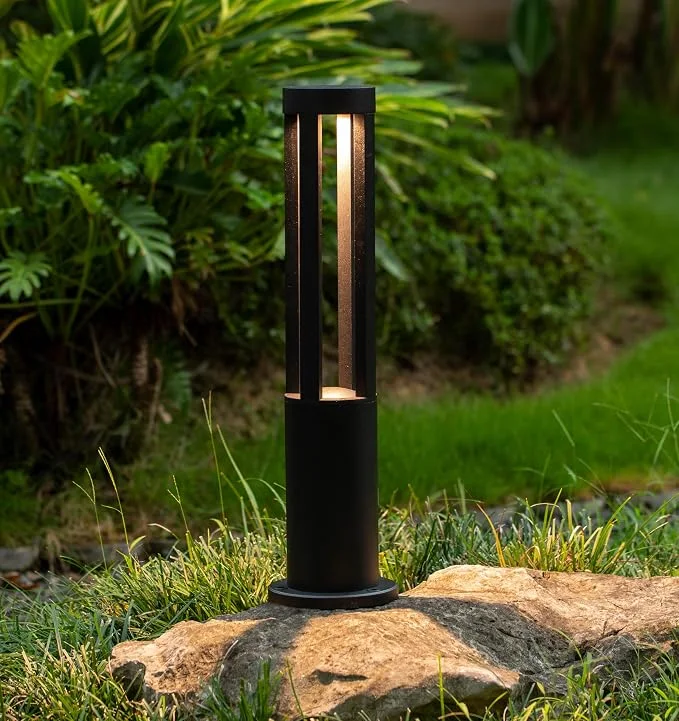 Potlet Rond Noir GU10 – Élégance & Éclairage Extérieur