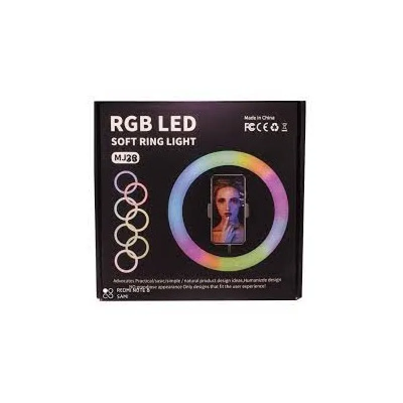RGB Ring Light LED 33cm – 200 cm trépied MJ30