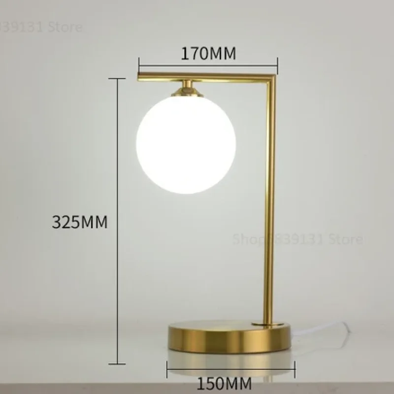 Veilleuse table de nuit gold E27 RTD01