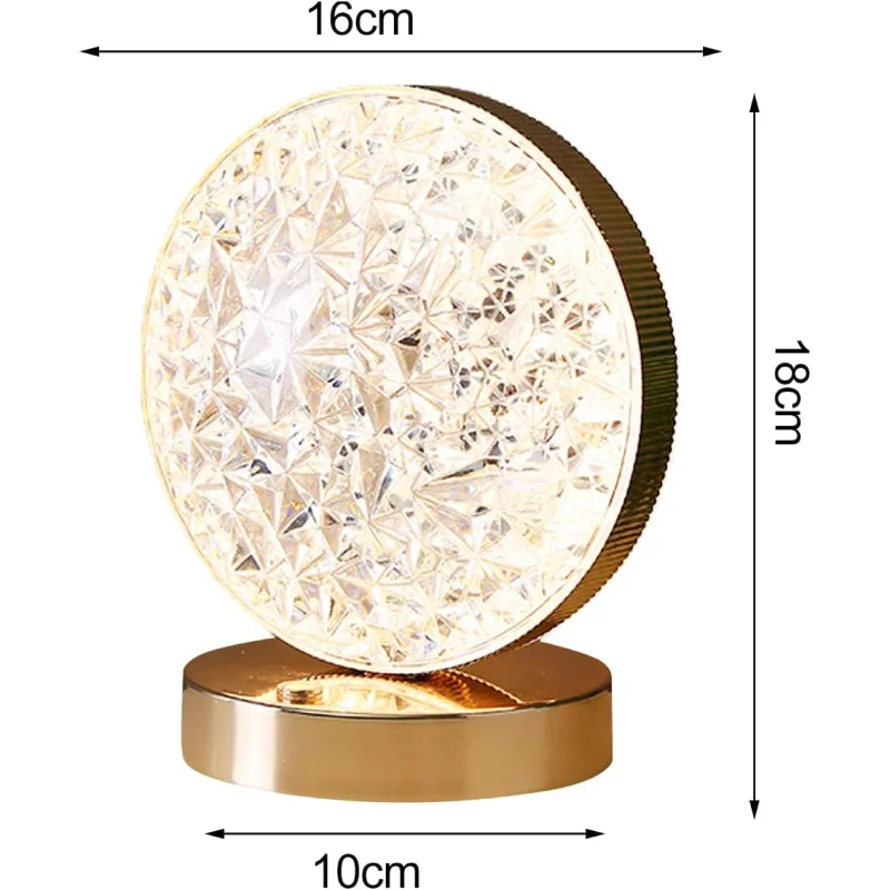 Lampe de Table Décorative en Forme de Lune