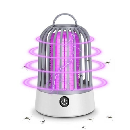 Lampe anti-moustique rechargeable