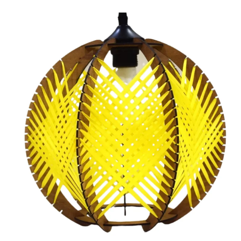 Lustre décoré avec fil