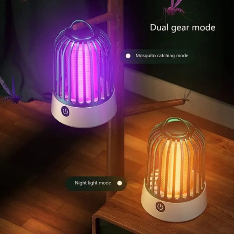 Lampe anti-moustique rechargeable