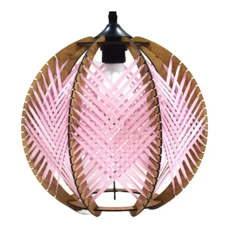 Lustre décoré avec fil