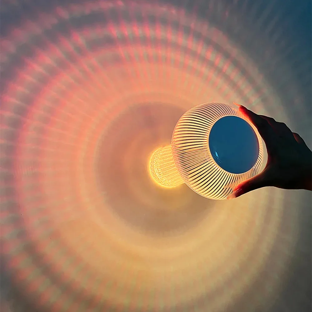 Lampe de Table Rechargeable en Forme de Méduse