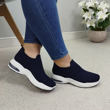 جديد حذاء نسائي كعب مخفي طبي 100/100 و خفيف😍