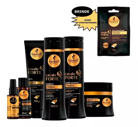 Haskell Cavalo Forte 300ml Kit Completo