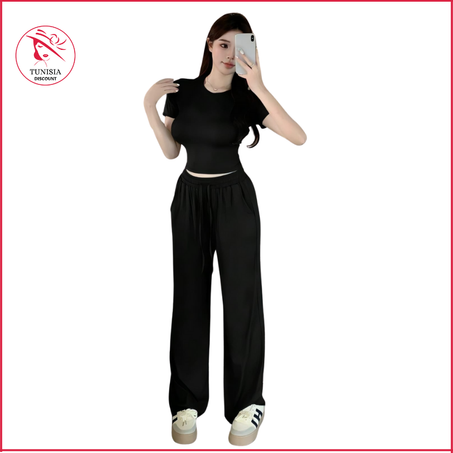 Ensemble décontracté deux pièces (E01)