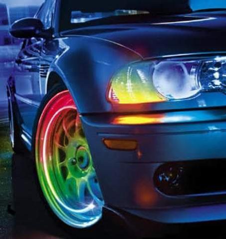 اربع قطع بلف جمجمة مضيء