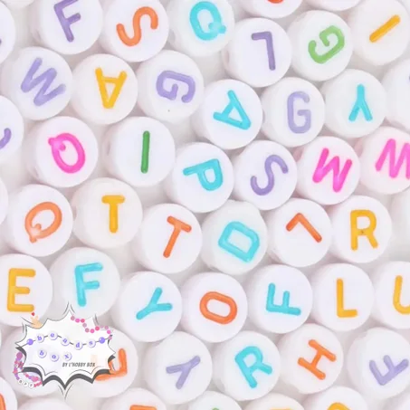 100 Perles Alphabet Couleurs