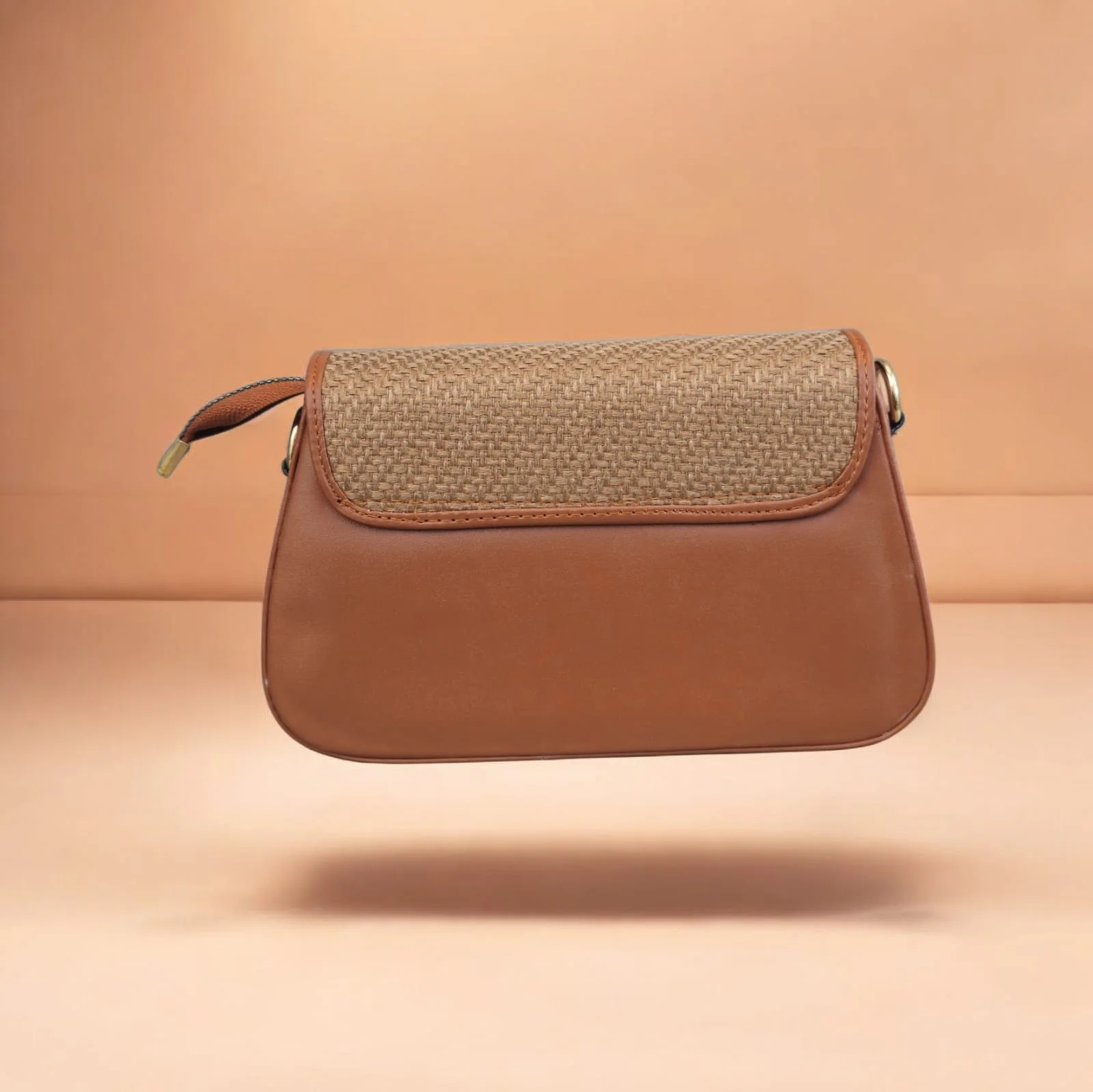 👜✨حقيبة يد نسائية أنيقة بلون بني – تصميم عصري بلمسة طبيعية