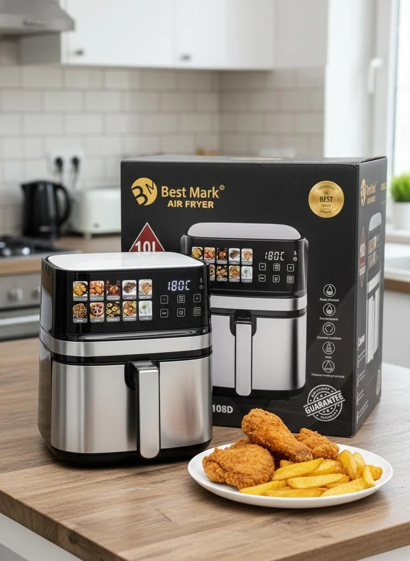 🍗 Air Fryer Best Mark 10L – طياب صحي بلا زيت