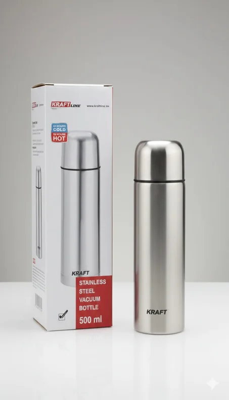 ترموست KRAFT أوريجينال (500ml) - كتحافظ على السخونية والبرودة.