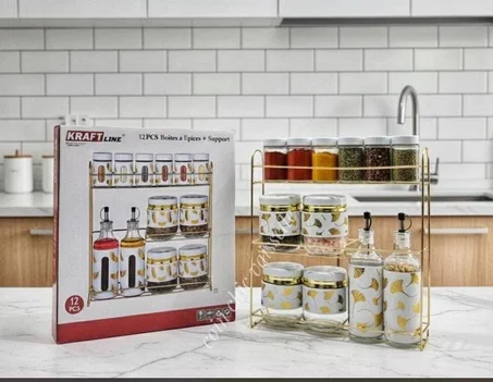 🧂✨ KraftLine Gold Spice Set ✨🧂