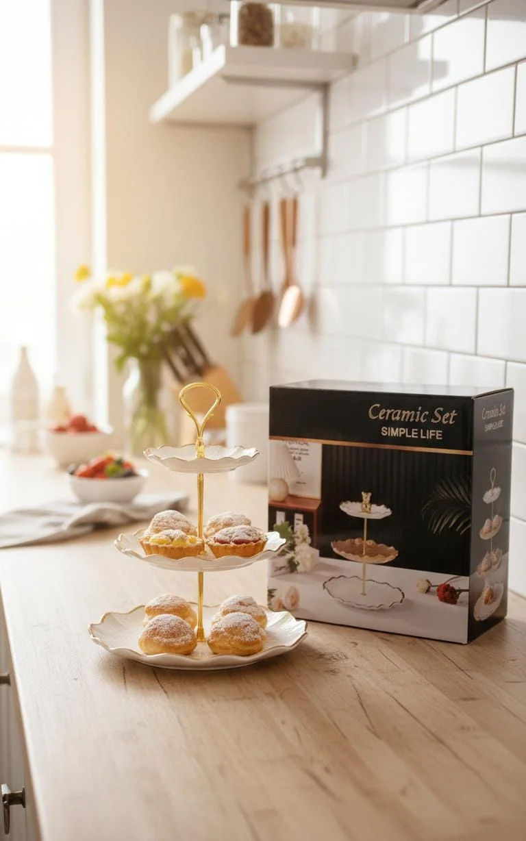 ستاند التقديم الفاخر “Simple Life”