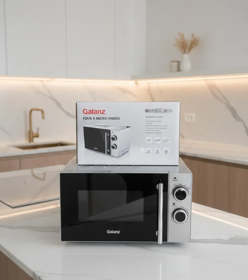 فرن ميكروويف Galanz - إصدار الفخامة الفضي