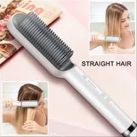 Brosse à cheveux chauffante en céramique HAIR STRAIGHTENER HR-909