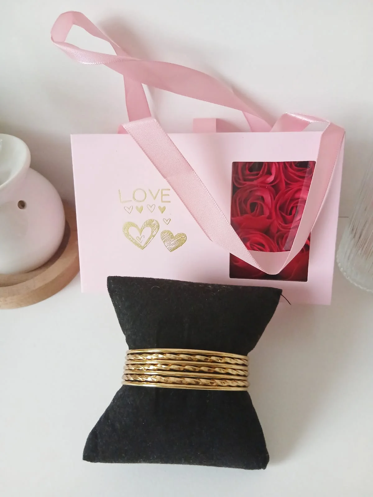 LUMIÈRE D’OR – Set de 7 Bracelets Élégance