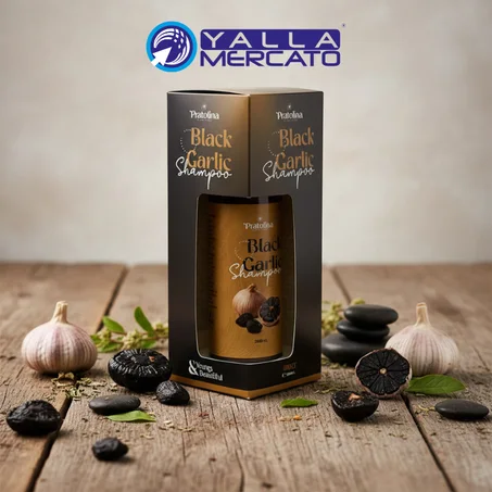 شامبو الثوم الأسود – القوة الطبيعية لشعر صحي ولحية مرتبة