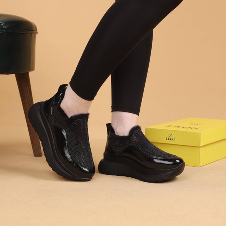 “Chaussures Hivernales Élégantes et Confortables avec une Touche Luxe”Ref11