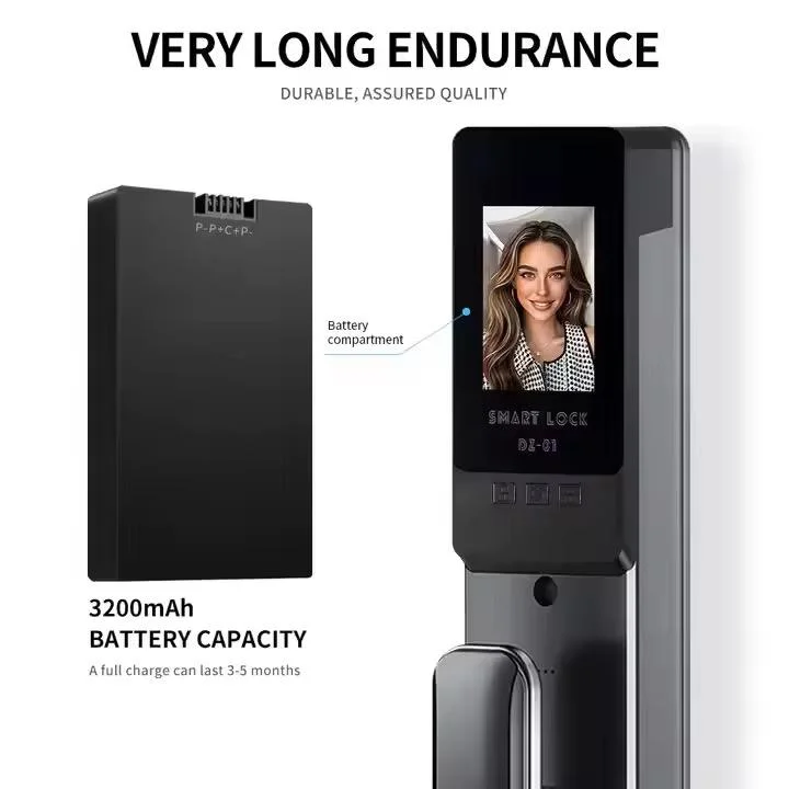Lockify X10 Pro Face ID WiFi | Serrure Intelligente avec Caméra & Vidéo Appel