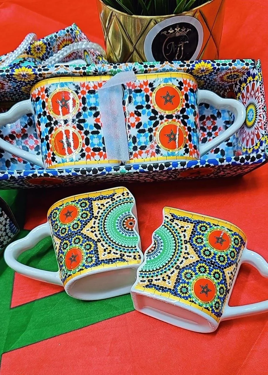 أكواب الزليج المغربي