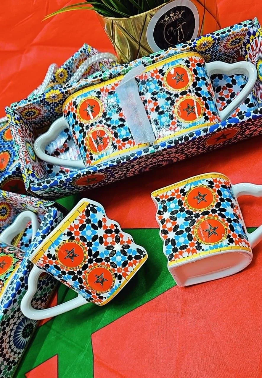 أكواب الزليج المغربي