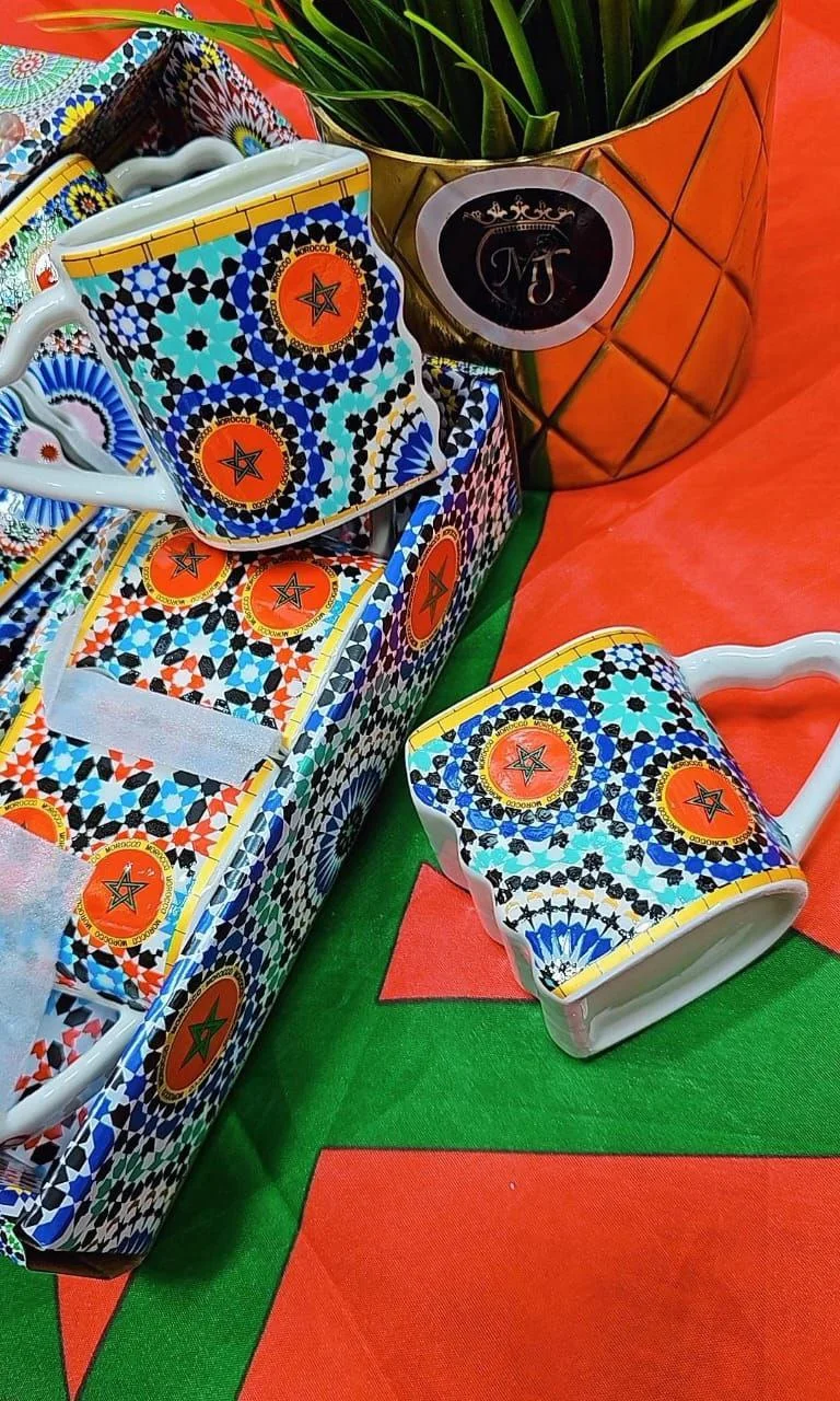 أكواب الزليج المغربي