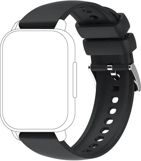 bracelet en silicone noir