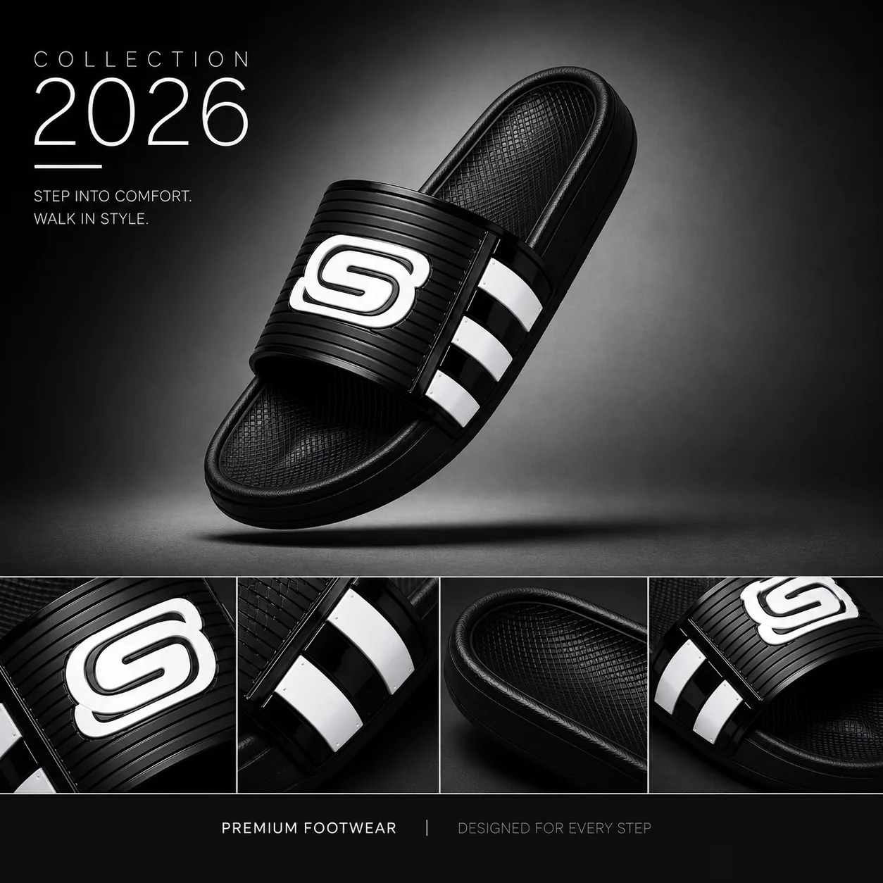 Cocoon Feet – GoMove (Noir/Blanc)