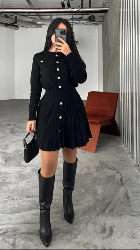 Ensemble en maille taille standard